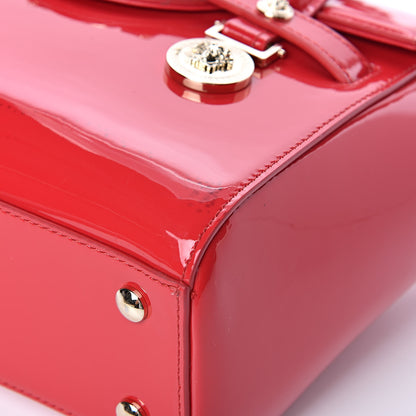 Versace Patent Small Signature Bag Red 8 of 12