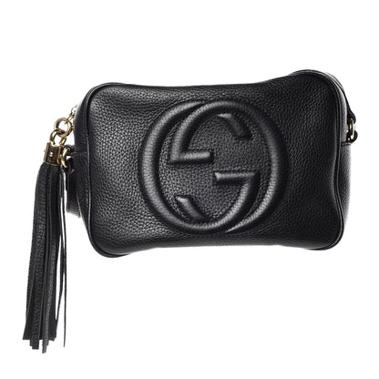 Gucci Pebbled Calfskin Small Soho Disco Bag Black 1 of 14