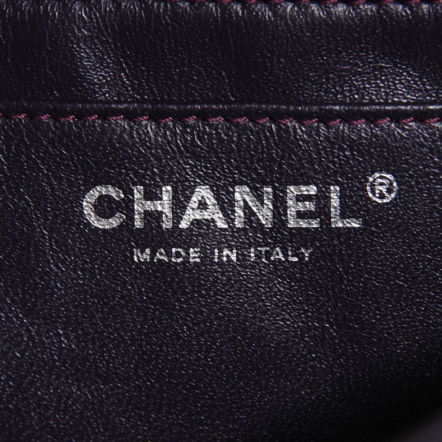 Patent Quilted Jumbo Single Flap Dark Purple