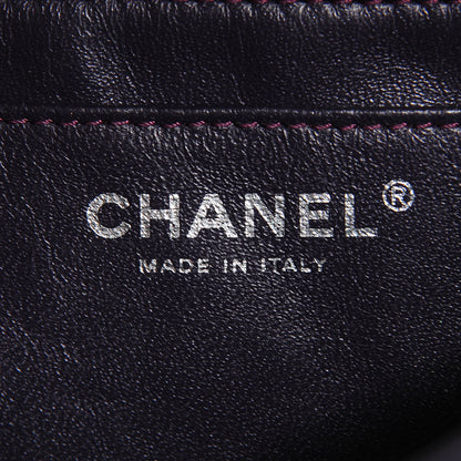 Chanel Patent Quilted Jumbo Single Flap Dark Purple 7 of 8