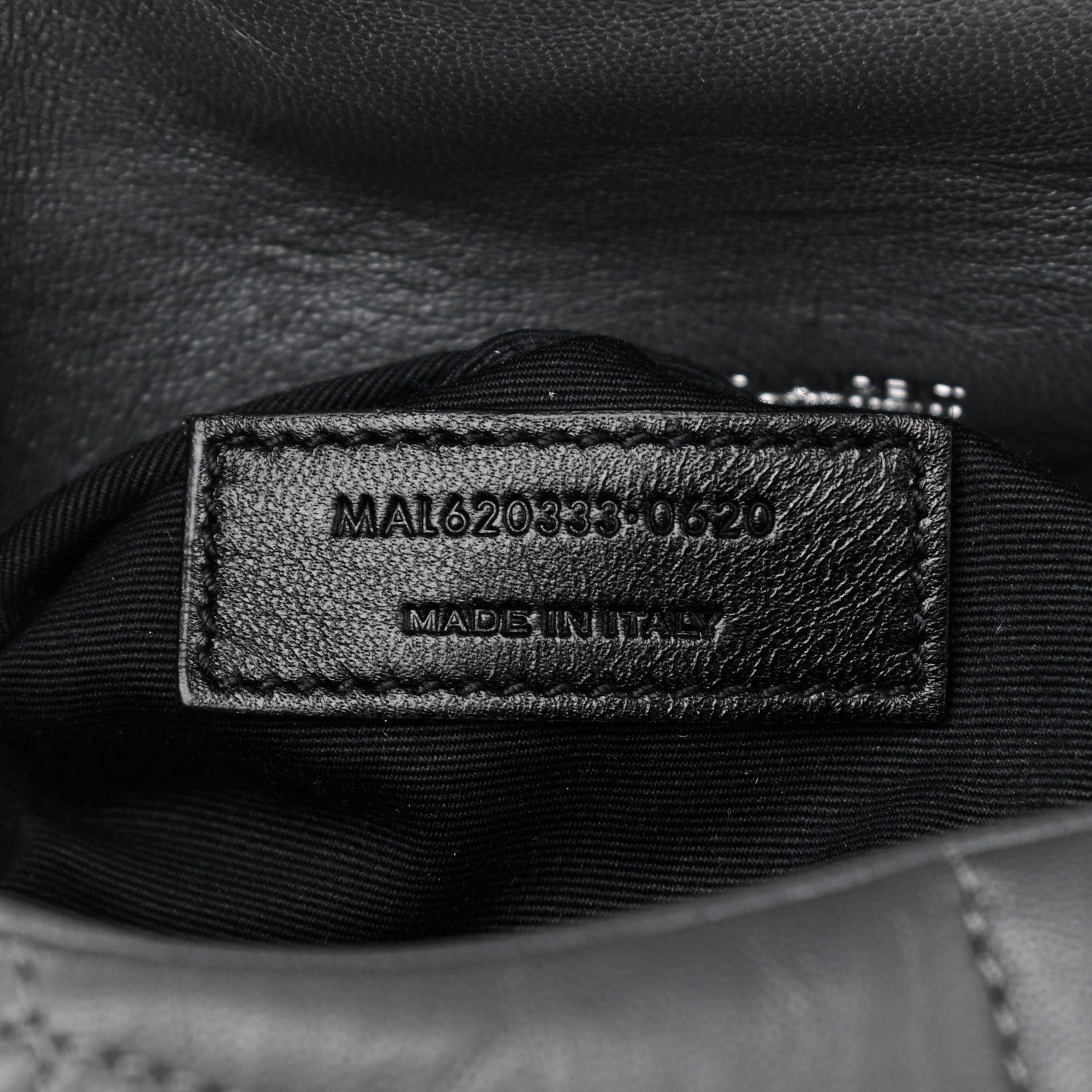 Saint Laurent Lambskin Quilted Toy Loulou Puffer Monogram Chain Satchel Storm 7 of 11