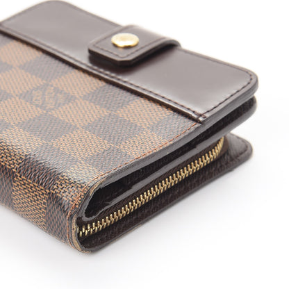 Louis Vuitton Damier Ebene Zippe Zipped Compact Wallet 9 of 10