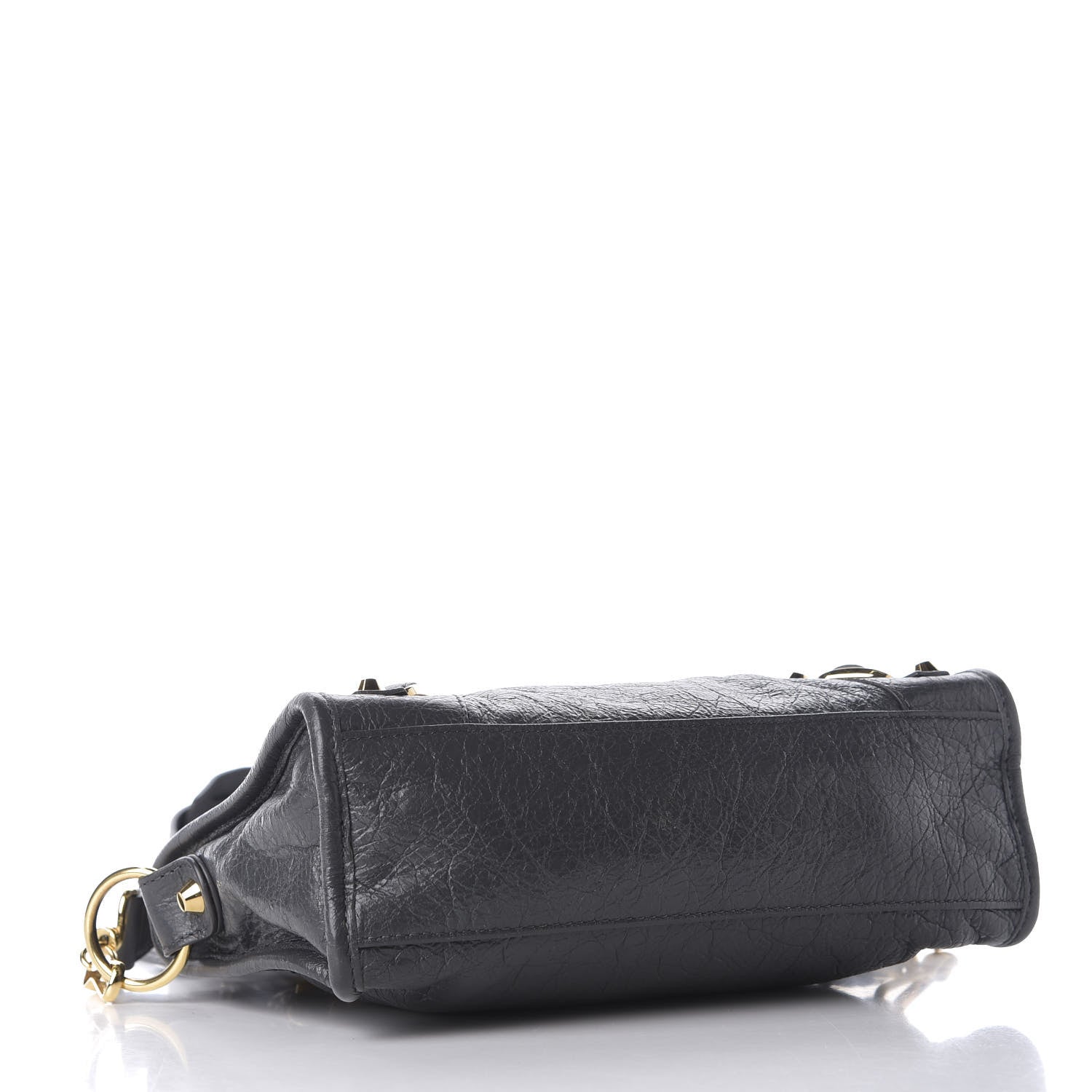 Balenciaga Agneau Classic Gold Hardware Mini City Gris Fossile 3 of 9