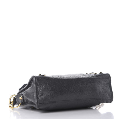 Balenciaga Agneau Classic Gold Hardware Mini City Gris Fossile 3 of 9