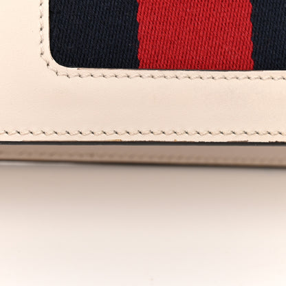 Gucci Calfskin Small Sylvie Shoulder Bag Off White 18 of 24
