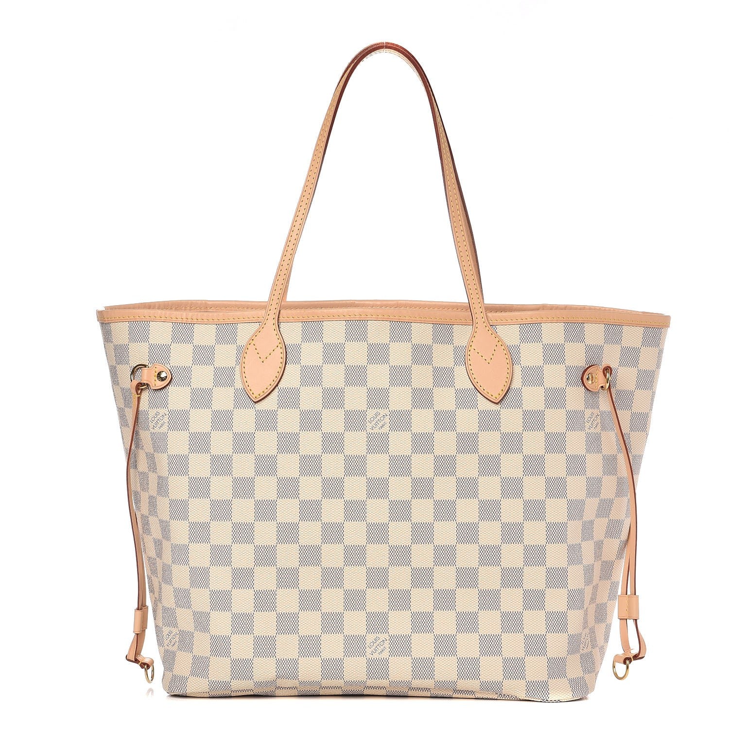 Louis Vuitton Damier Azur Neo Neverfull MM Rose Ballerine 11 of 19