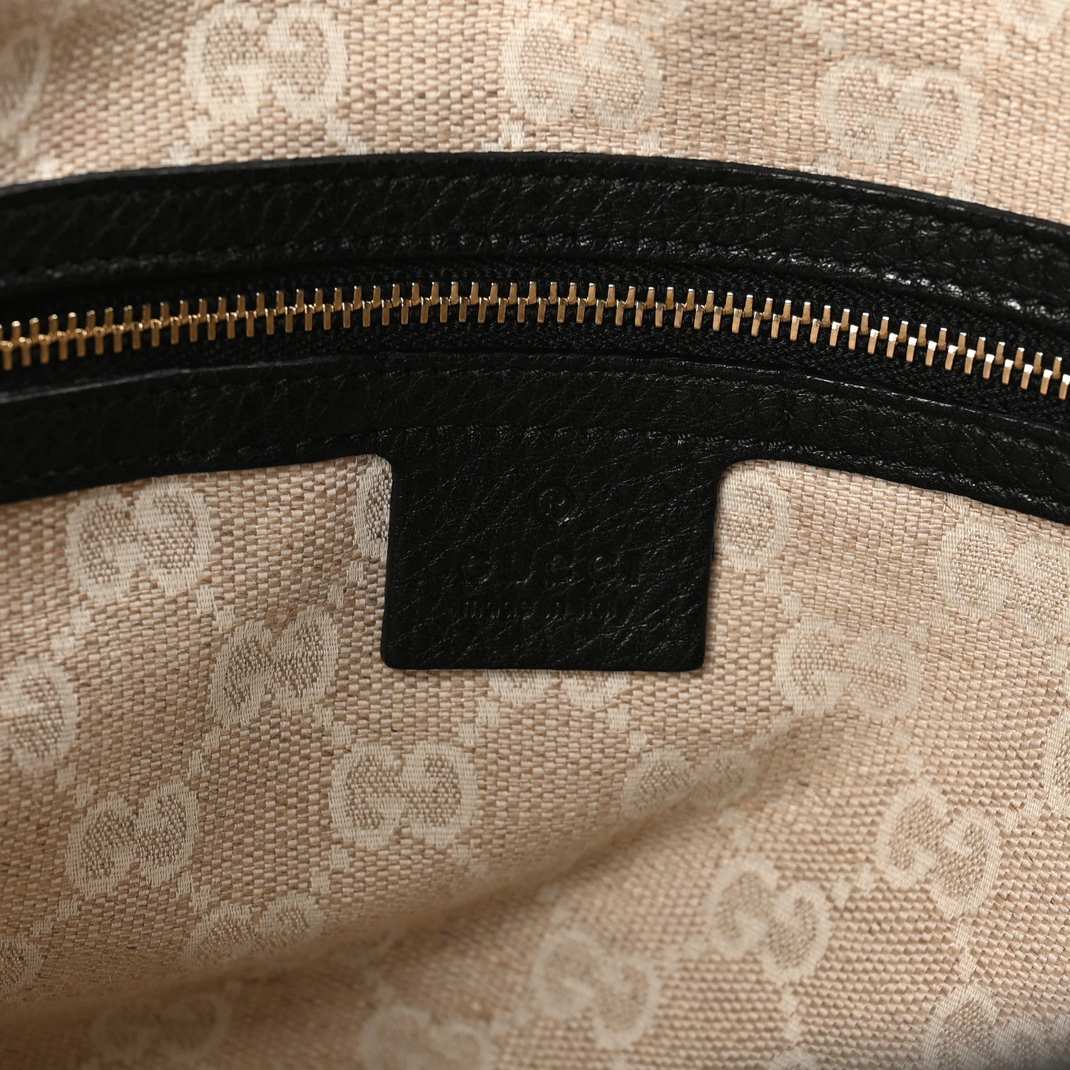 Gucci Pebbled Calfskin Medium Diana Bamboo Shoulder Bag Black 6 of 9