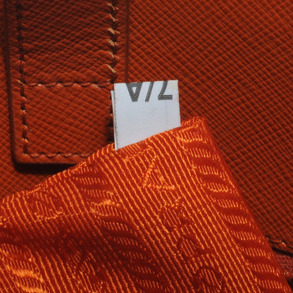 Prada Saffiano Lux Bucket Tote Papaya 9 of 9
