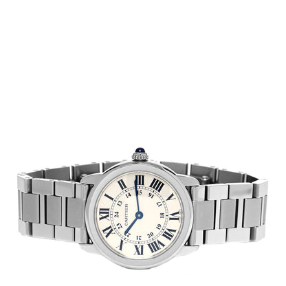 Cartier Stainless Steel 29mm Ronde Solo Quartz Watch 2 of 5