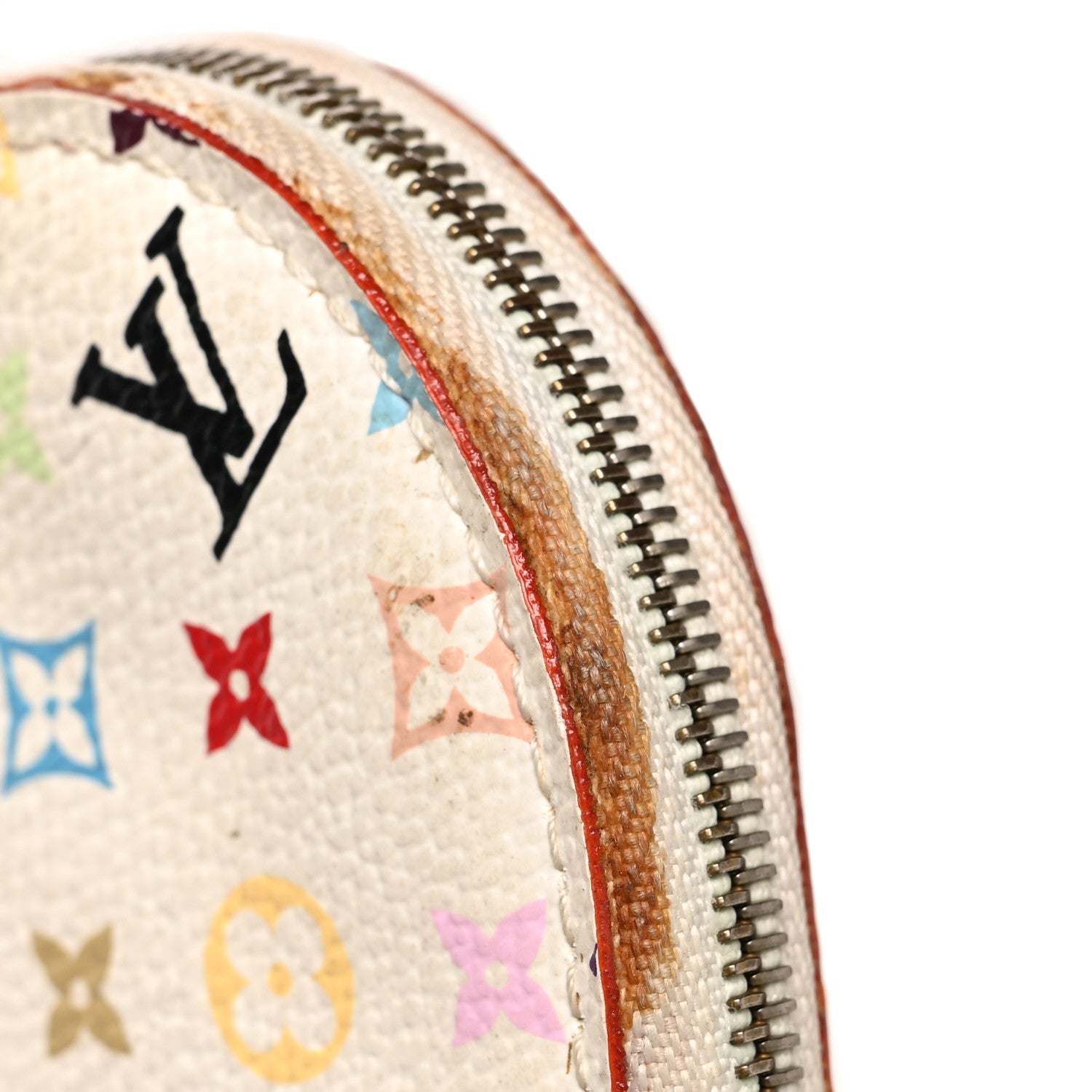Louis Vuitton Monogram Multicolor Coeur Heart Coin Purse White 11 of 12