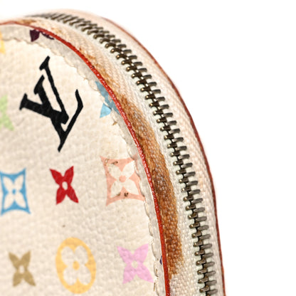 Louis Vuitton Monogram Multicolor Coeur Heart Coin Purse White 11 of 12