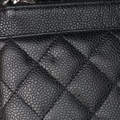 Chanel Caviar Quilted Wallet On Chain WOC Black 11 of 11