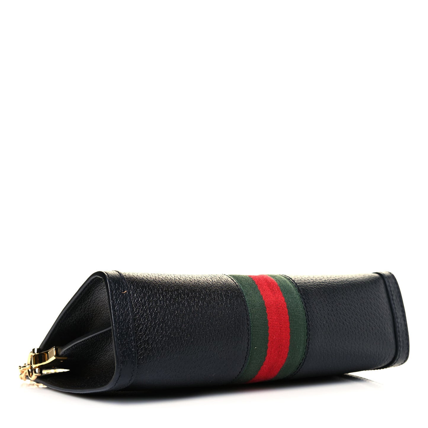 Calfskin GG Web Small Ophidia Chain Shoulder Bag Black