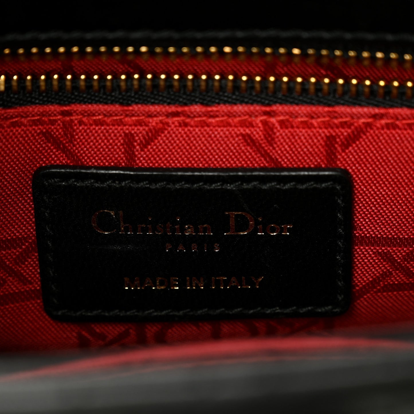 Lambskin Cannage Small Jeweled Lady Dior Black