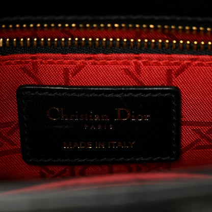 Christian Dior Lambskin Cannage Small Jeweled Lady Dior Black 6 of 10