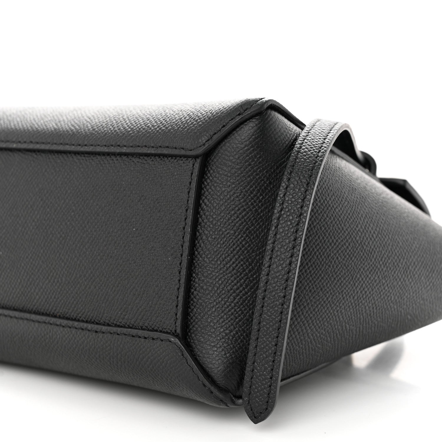 Celine Grained Calfskin Nano Belt Bag Black 10 of 11