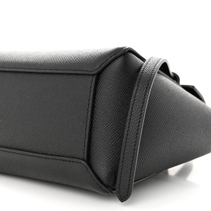 Celine Grained Calfskin Nano Belt Bag Black 10 of 11