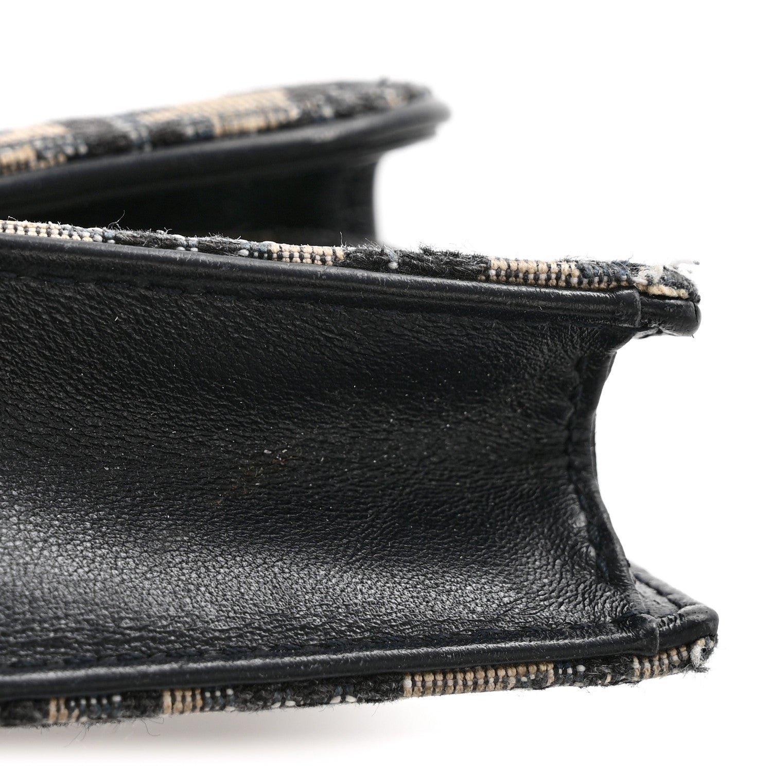 Christian Dior Oblique Saddle Card Holder Blue 11 of 12