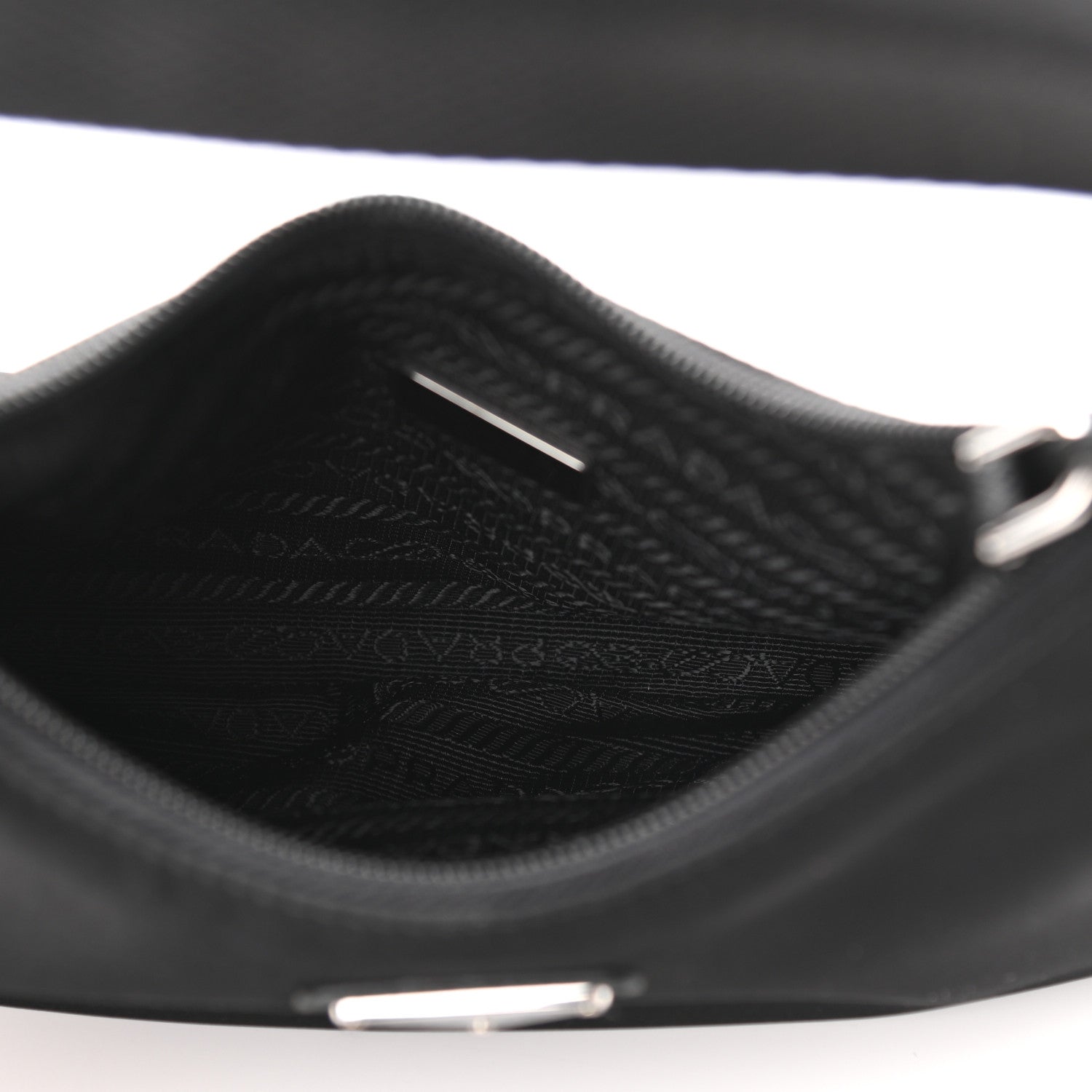 Prada Tessuto Nylon Mini Re-Edition 2000 Bag Black 5 of 11