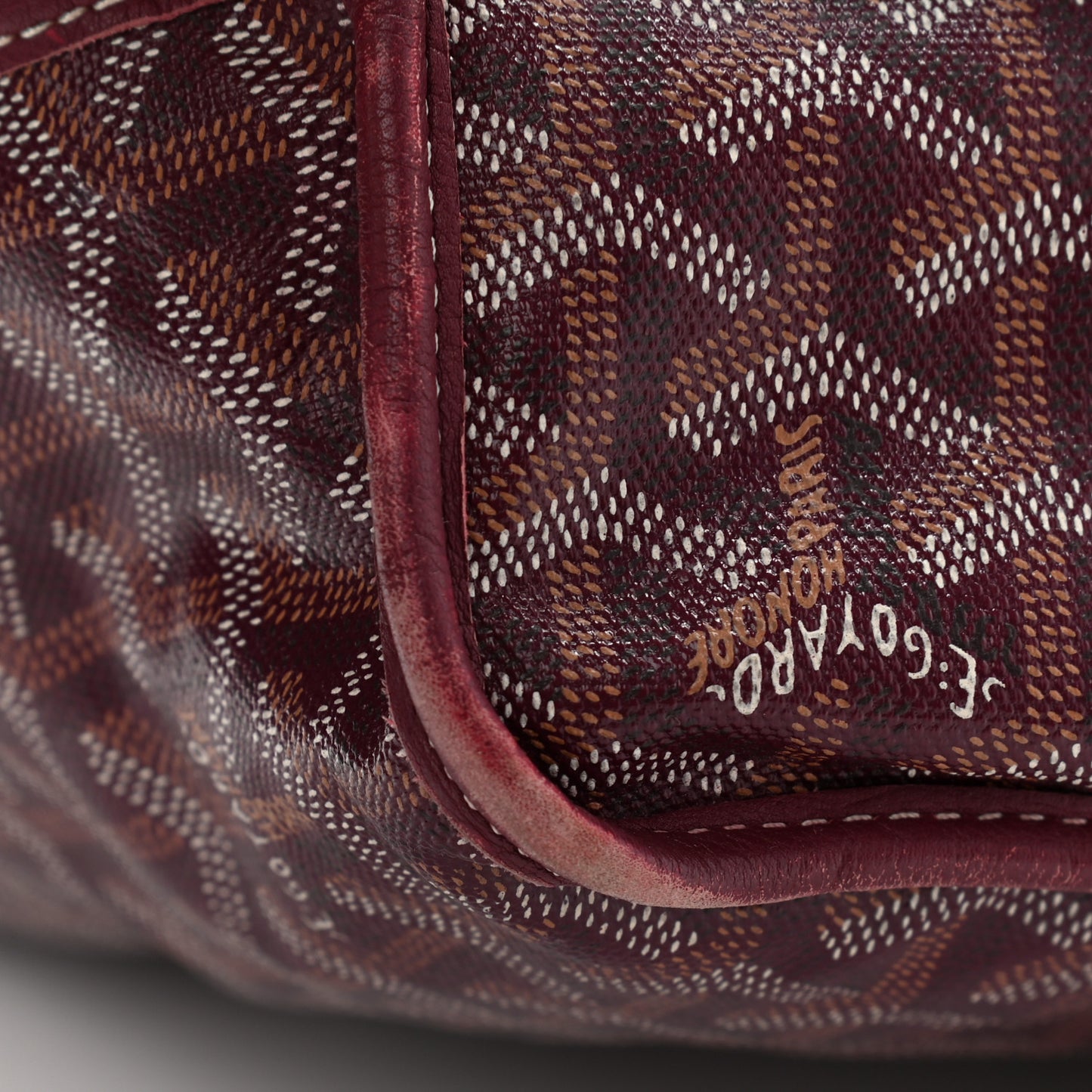 Goyardine Saint Louis PM Burgundy