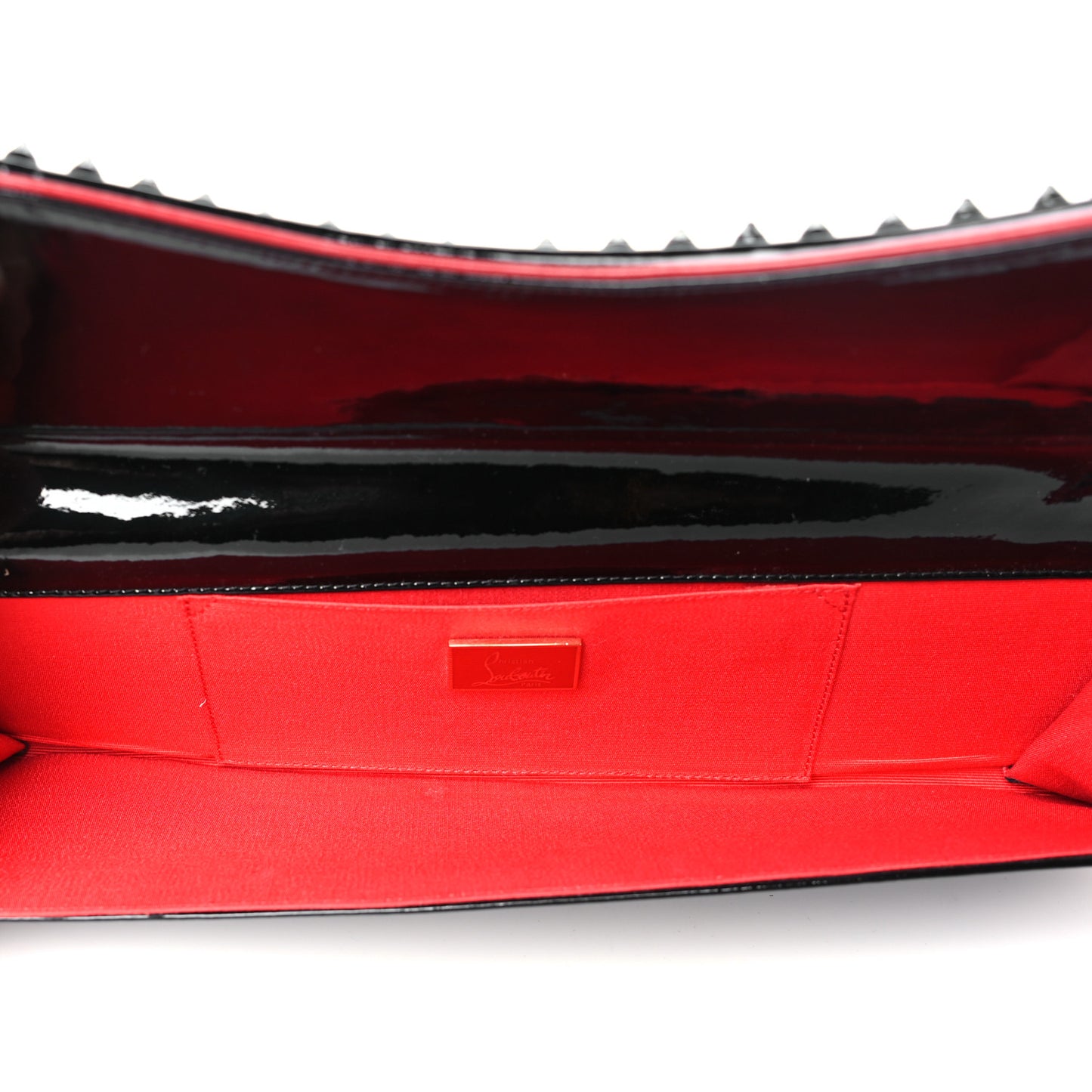 Patent Spikes Pigalle Clutch Black