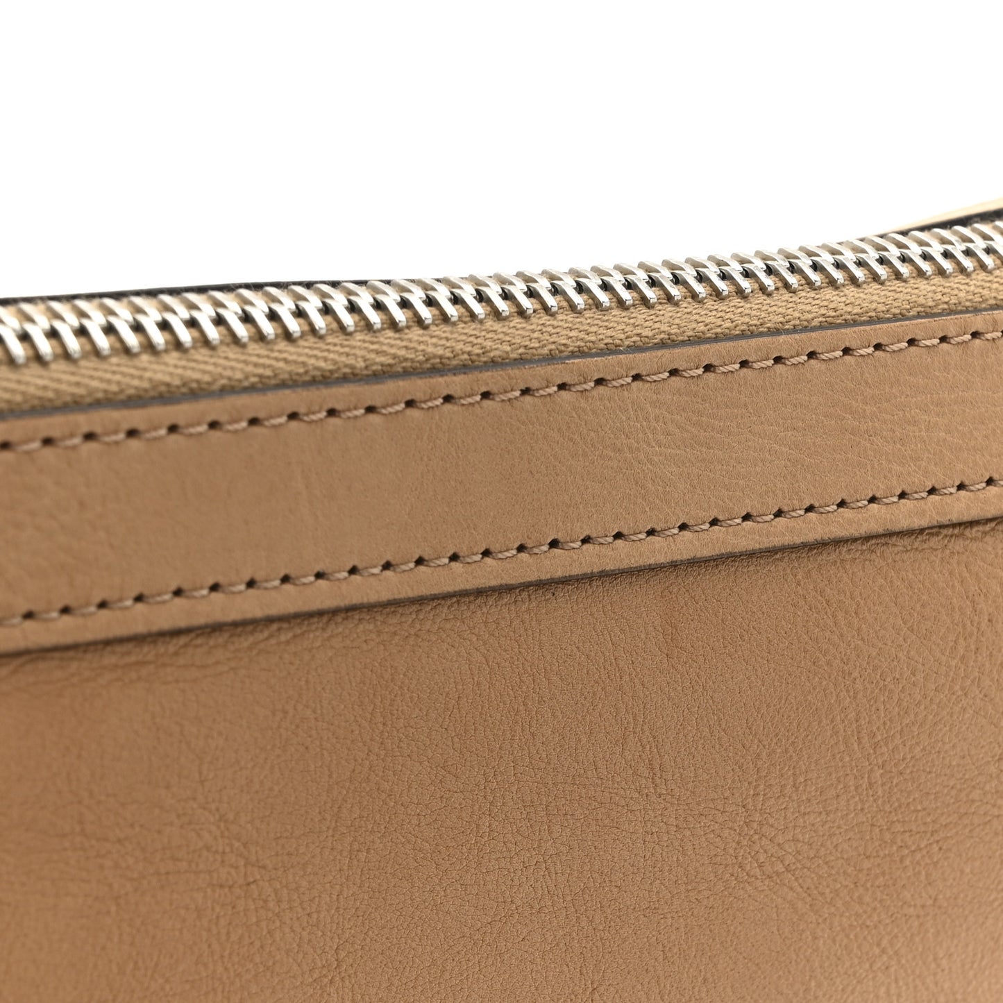 Vitello Medium Simply Fendi Shoulder Bag Miele Scuro