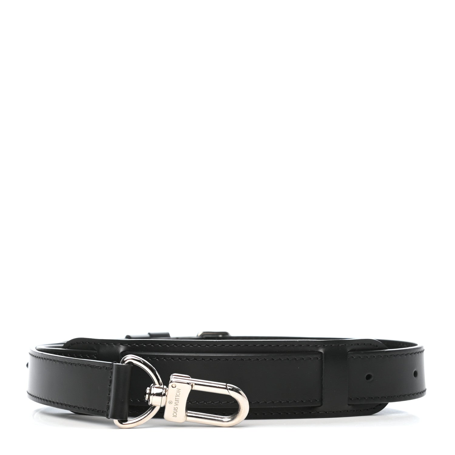 Louis Vuitton Calfskin Adjustable Keepall Bandouliere Shoulder Strap Black 1 of 2