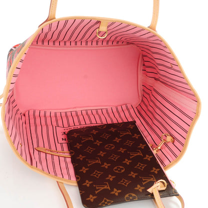 Louis Vuitton Monogram Jungle Dots Neo Neverfull MM Sugar Pink Poppy 6 of 8