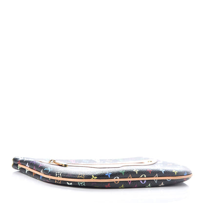 Louis Vuitton Monogram Multicolor Pochette Plate GM Black 4 of 9