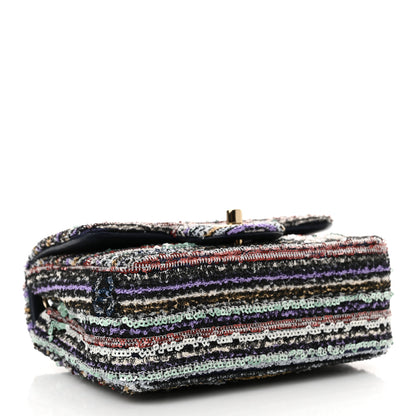 Chanel Mixed Fibers Sequin Quilted Mini Flap Multicolor 4 of 10