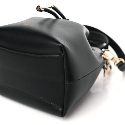 Jimmy Choo Smooth Shiny Calfskin Bon Bon Bucket Bag Black 8 of 8