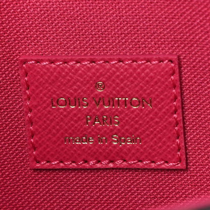 Louis Vuitton Monogram 2021 Christmas Animation Hollywood Pochette Felicie Chain Wallet Fuchsia 9 of 9