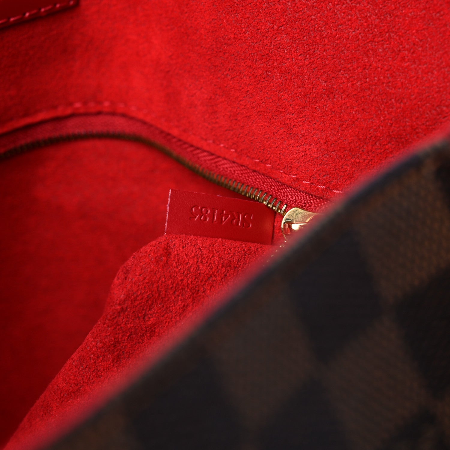 Louis Vuitton Damier Ebene Caissa Hobo Cherry 7 of 16