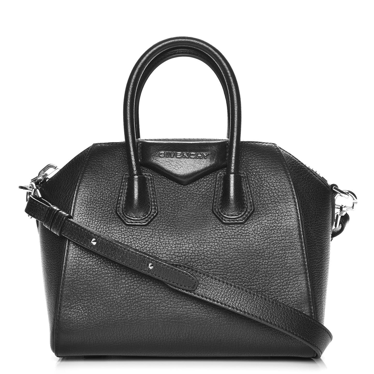 Sugar Goatskin Mini Antigona Black