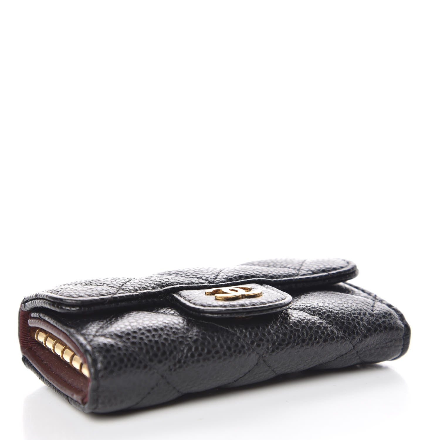 Chanel Caviar Quilted 6 Key Holder Black 4 of 9