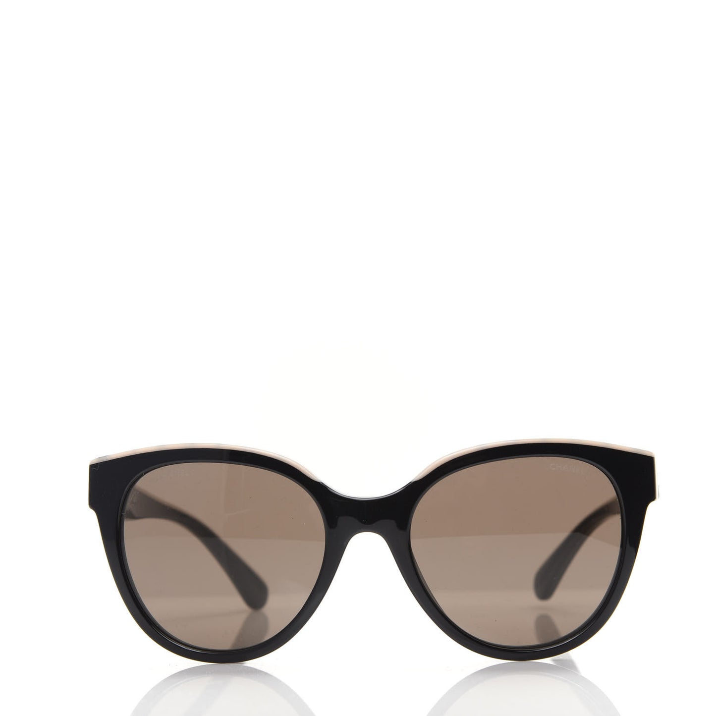 Acetate CC Butterfly Sunglasses 5414 Black Beige