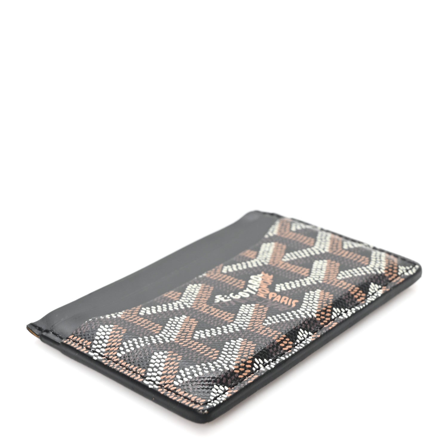 Goyard Goyardine Saint Sulpice Card Holder Black 4 of 7