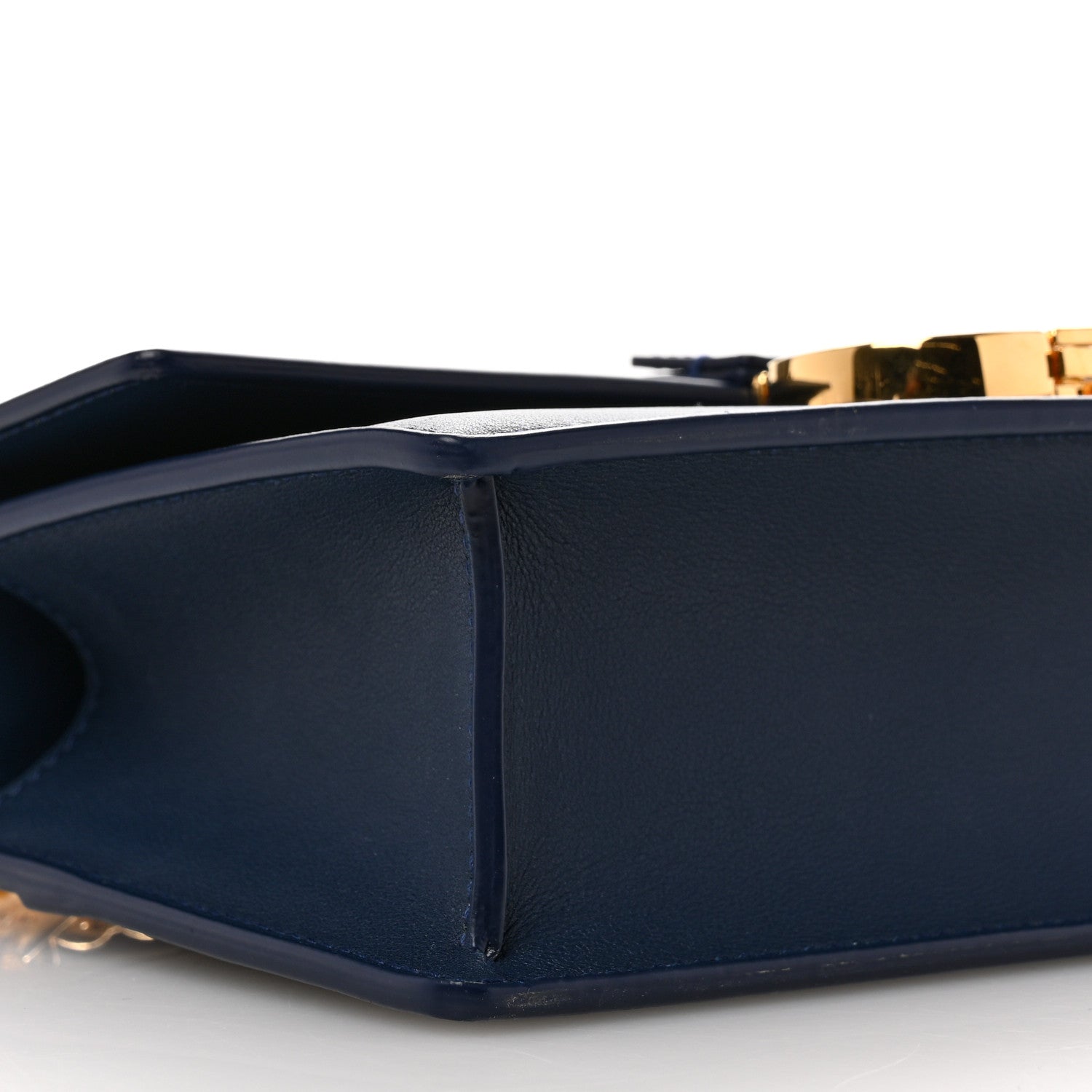 Christian Dior Calfskin 30 Montaigne East West Chain Flap Bag Blue 6 of 10