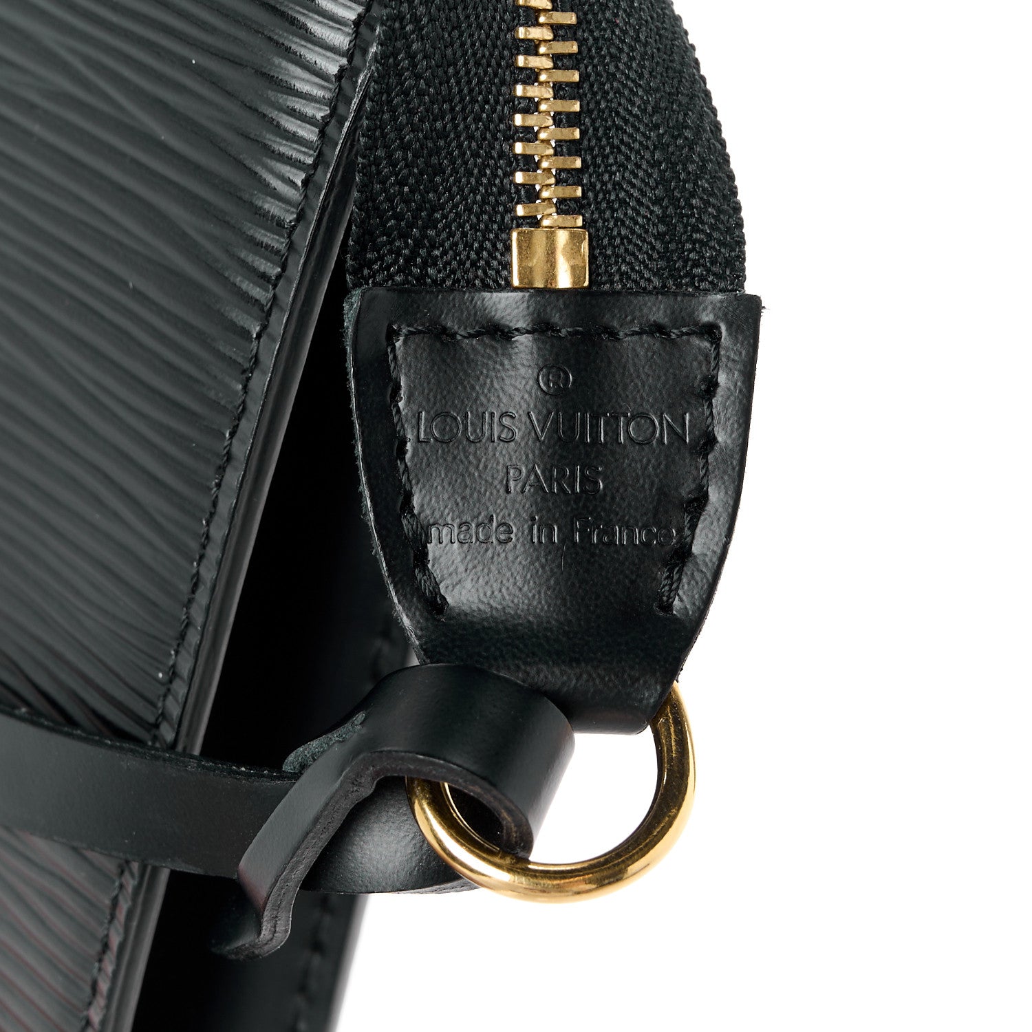 Louis Vuitton Epi Pochette Accessories 24 Black 7 of 11