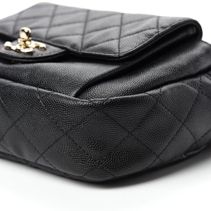 Chanel Caviar Quilted CC Day Camera Case Black 7 of 10