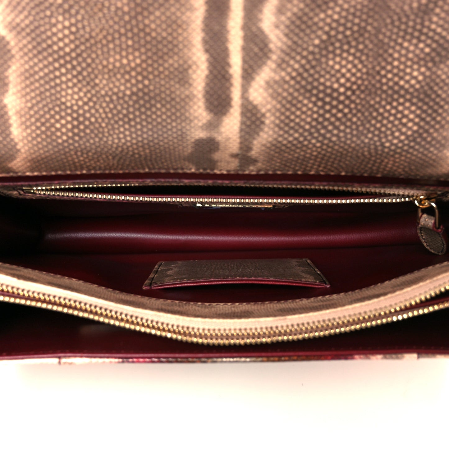 Karung Serpenti Forever Crossbody Burgundy