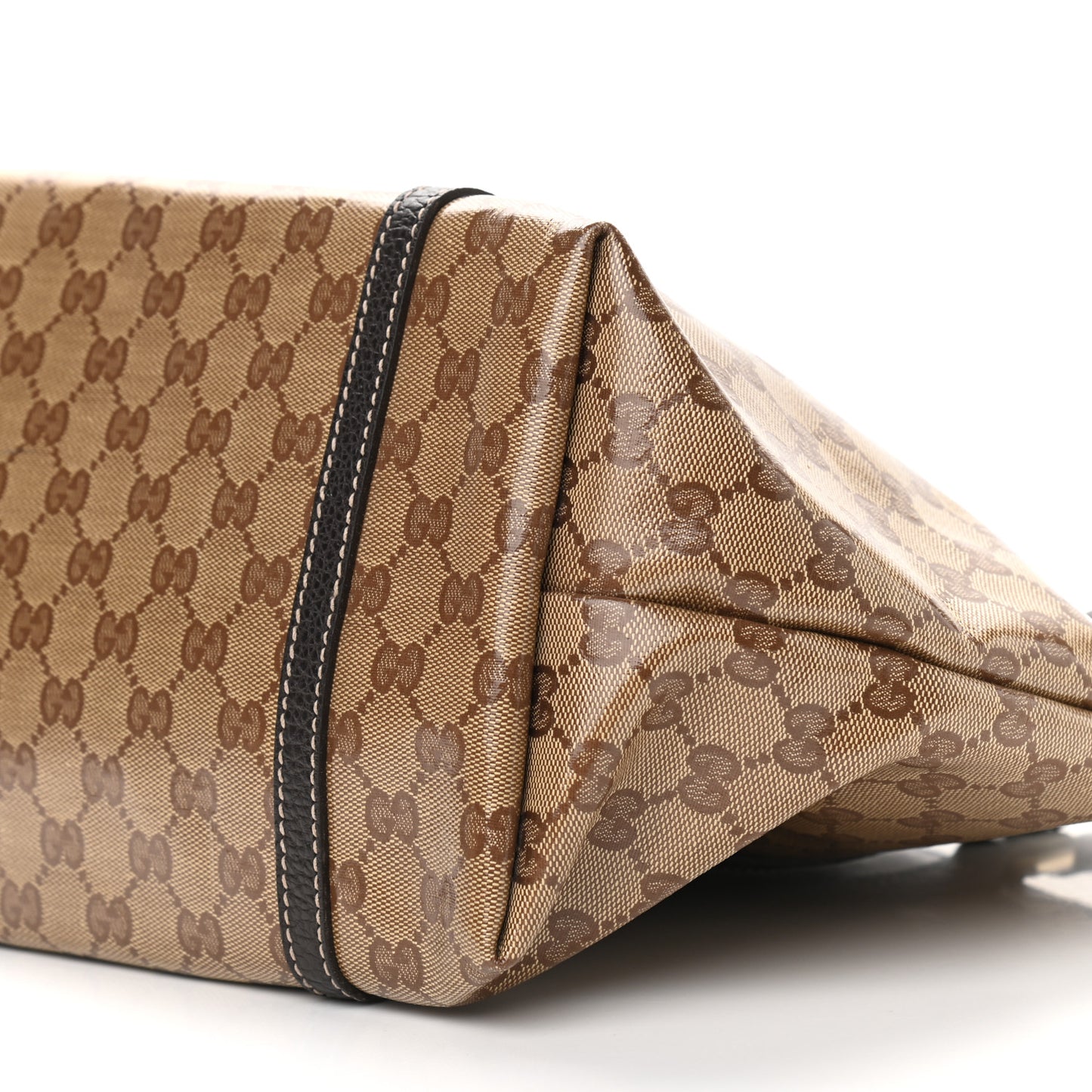 Crystal Monogram Medium Joy Tote Beige Ebony Testa di Moro