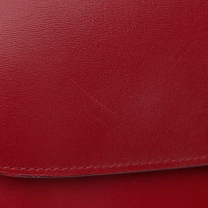 Celine Box Calfskin Medium Classic Box Flap Bag Red 14 of 14