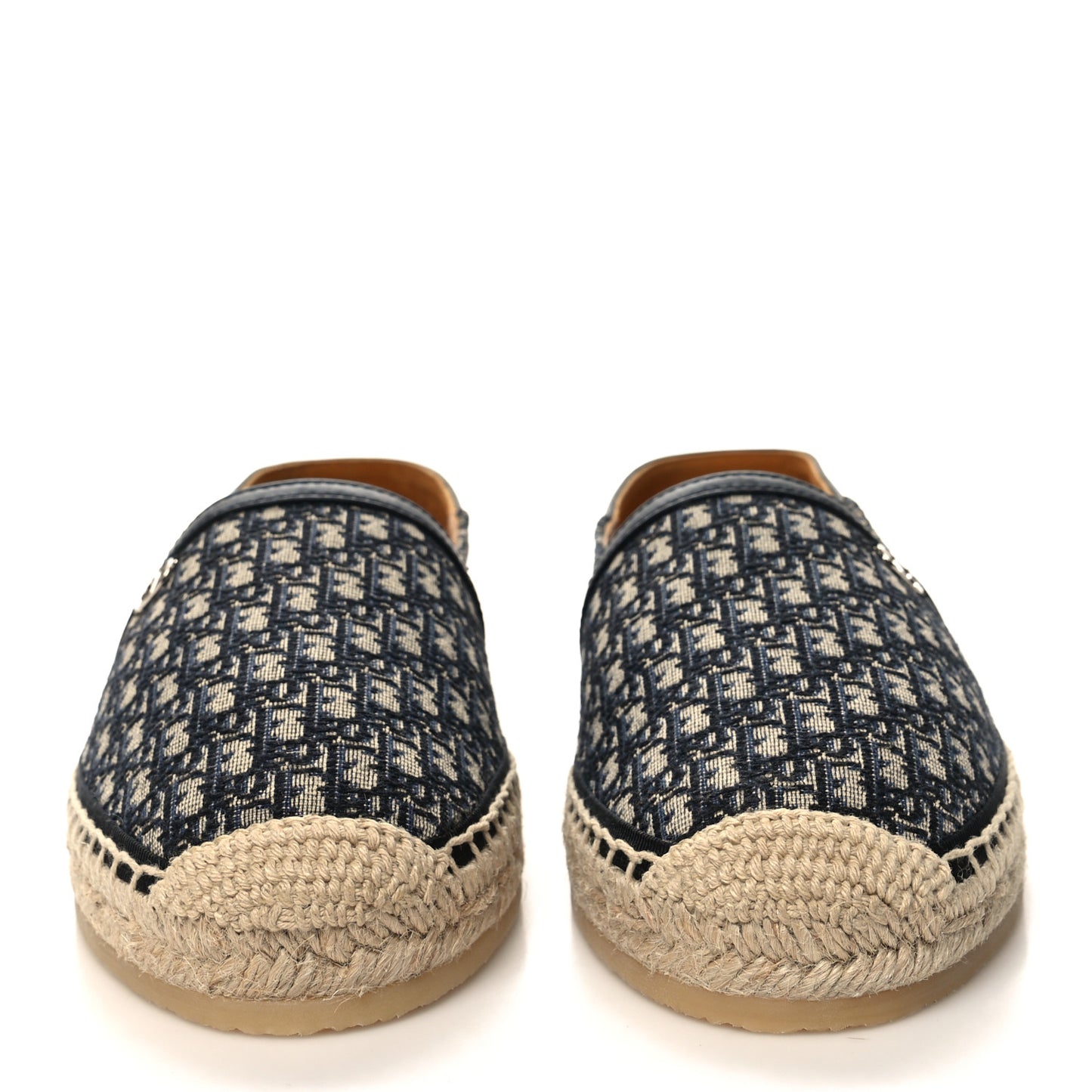 Oblique Mens Paradise Espadrilles 38 Beige Blue