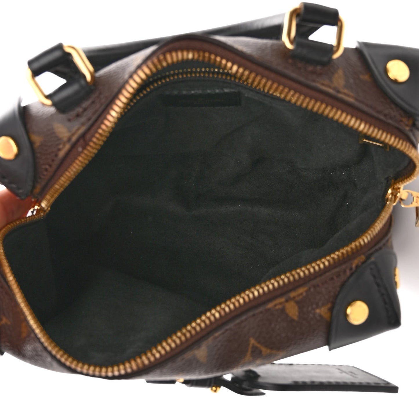 Monogram Petite Malle Souple Black