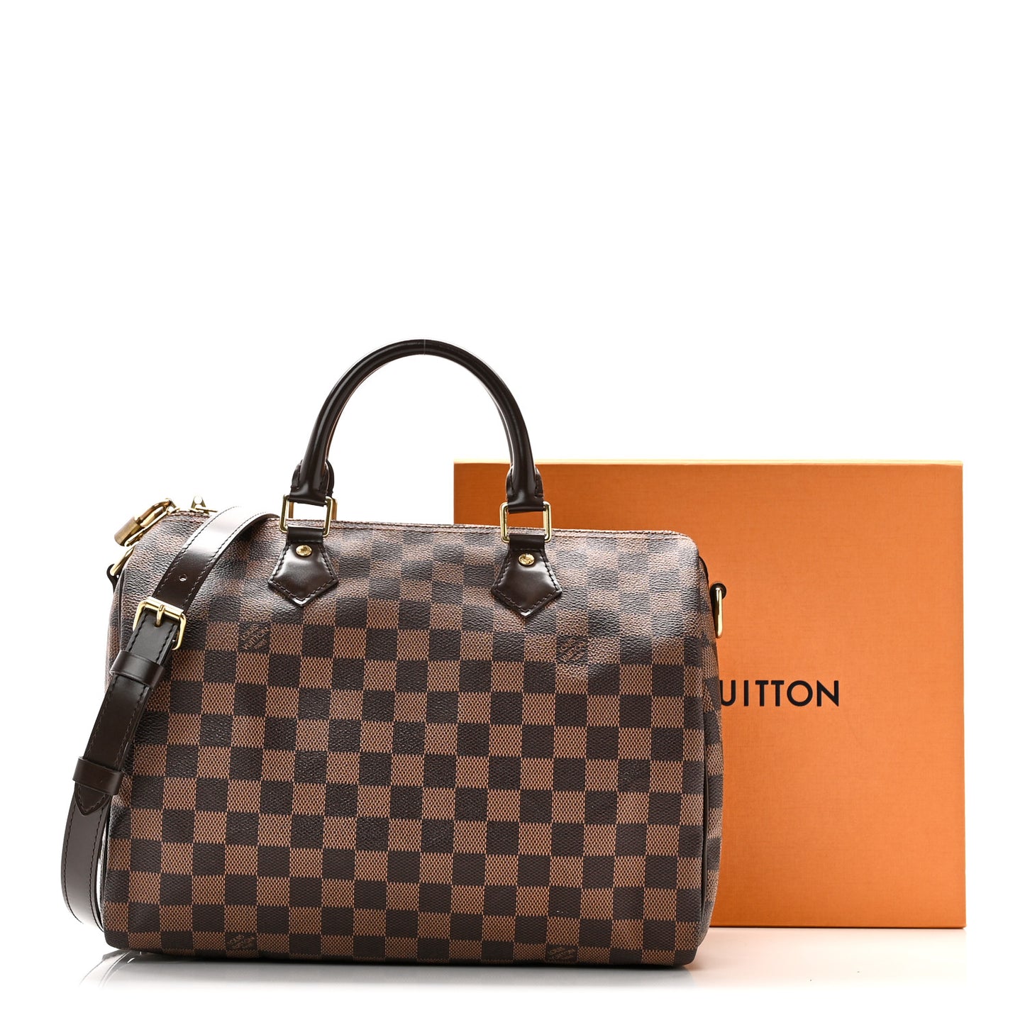 Damier Ebene Speedy Bandouliere 30