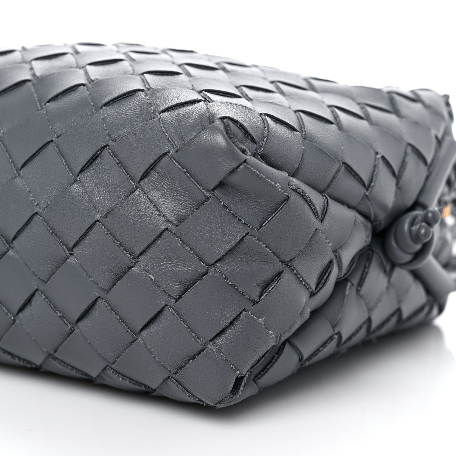 Bottega Veneta Nappa Intrecciato Small Loop Camera Bag Thunder 8 of 8
