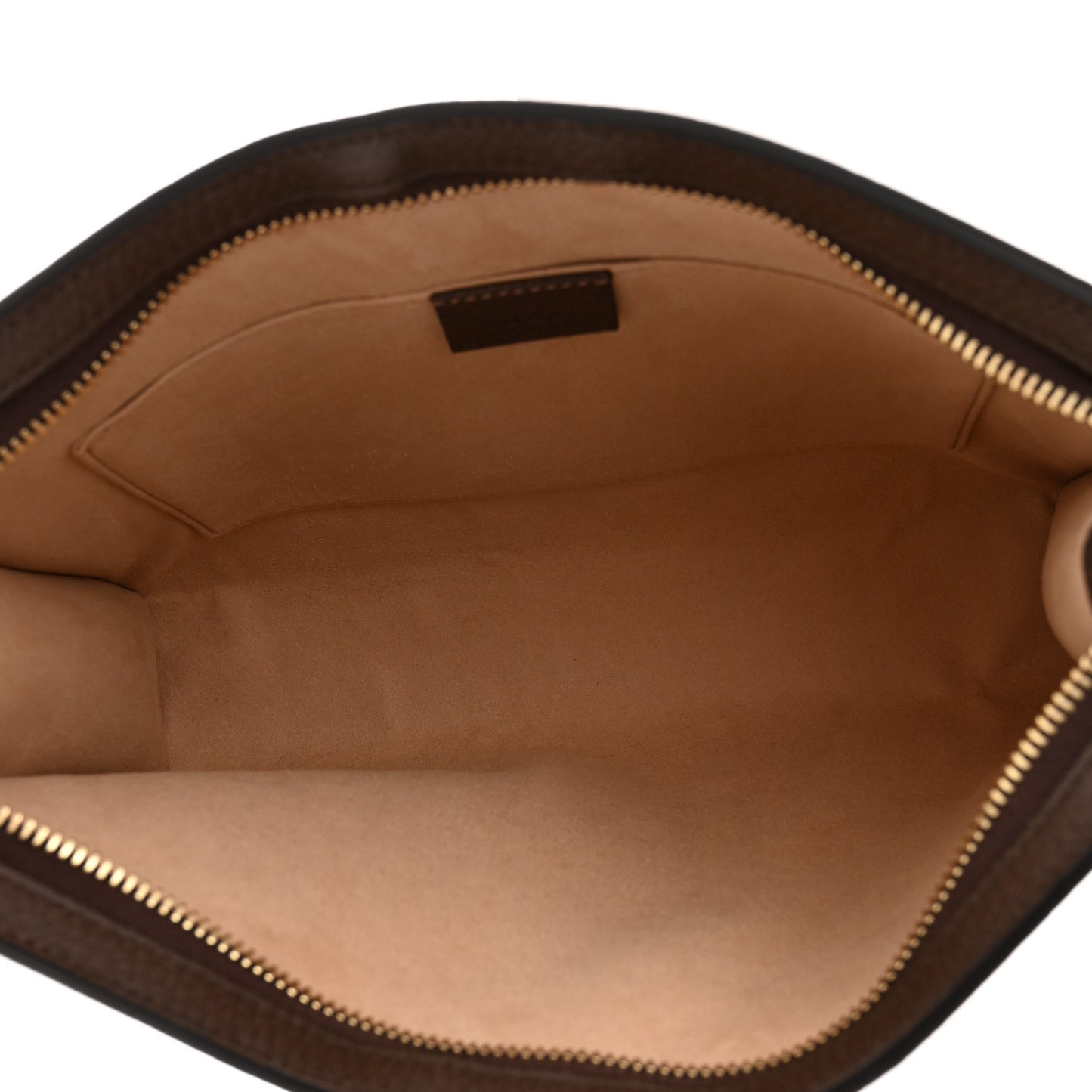 GG Supreme Monogram Web Ophidia Pouch Brown