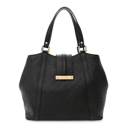 Gucci Guccissima New Ladies Web Tote Dark Brown 1 of 10