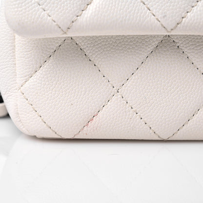 Chanel Caviar Quilted My Everything Small Flap White Black 15 of 15
